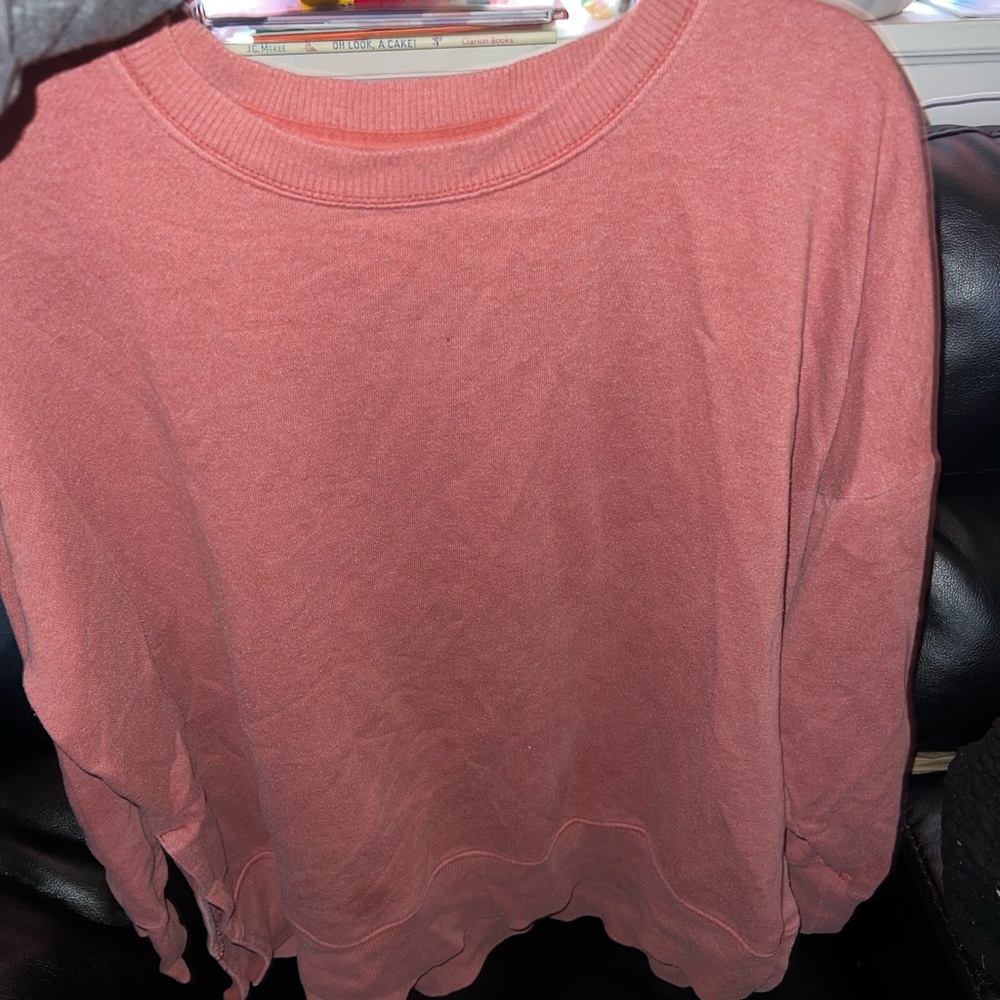Side-Slit Crewneck